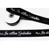 CaPiSo 5 m Mourning Ribbon 40 mm Width Black with