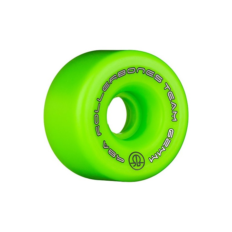 Rollerbones Team Logo Recreational Roller Skate Wheels (Set of 8),