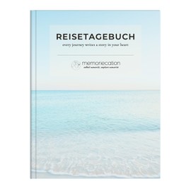 memoriecation® Travel Diary for Writing Yourself – Your Inspirational Diary for Multiple Trips, World Trips or the Next Holiday – Perfect Travel Gift for Globetrotters – Travel Journal, A5