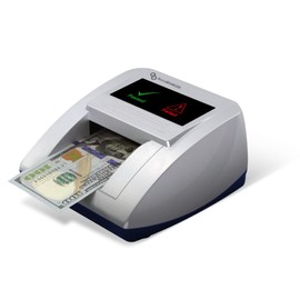 AccuBANKER D470 Quadscan 4-Way Orientation Counterfeit Bill Detector with UV, MG, IR, WM, Image, Length, Spectrum 7-Point Counterfeit Detection Methods - Optional Battery for Portable Use (No Battery)