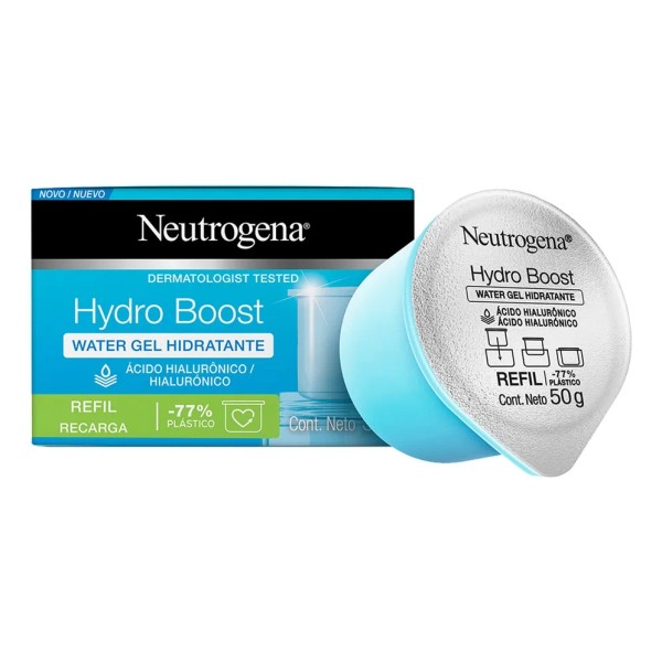 Neutrogena Hydro Boost Refill Crema Hidratante Facial con Ácido Hialurónico,