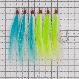 Xubbwov Bucktail Teasers 2 Color (Green Cyan)