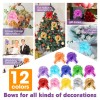 Fumile 24 Pcs Large Pull Bows for Gift Wrapping,12 Colors