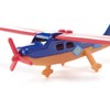 siku 1101 Sports Airplane, Metal/Plastic, Multicoloured, Rotating Propeller, Folding Wings