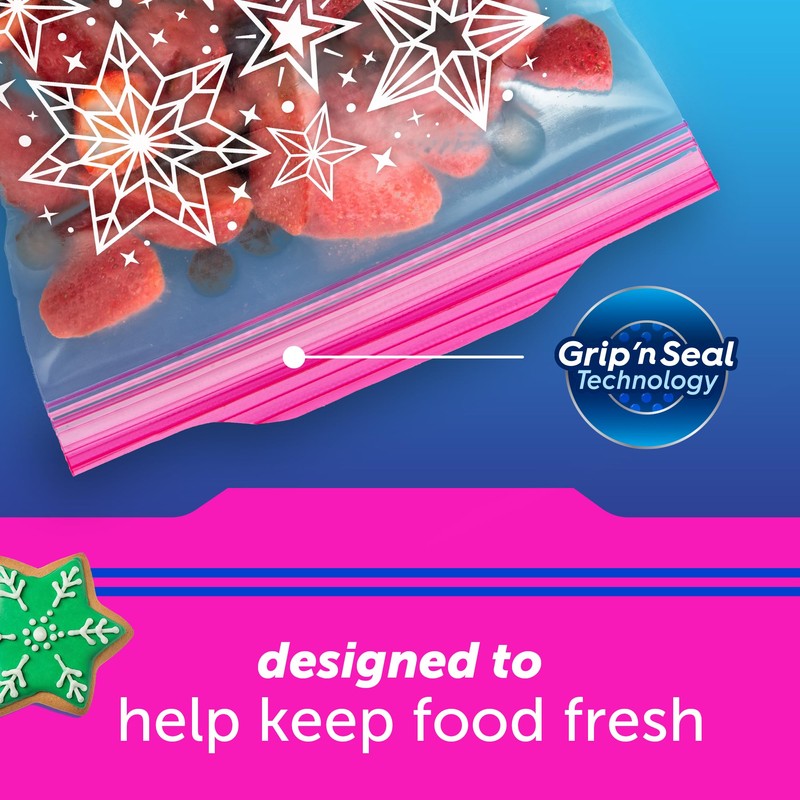 Ziploc Gallon Food Storage Bags, Grip 'n Seal Technology for