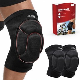 Protective Knee Pads for Men, Women & Kids – 1 Pair Thick Foam Cushioned Pads for Volleyball, Dance, Gardening, Wrestling & Kneeling – Durable Protect