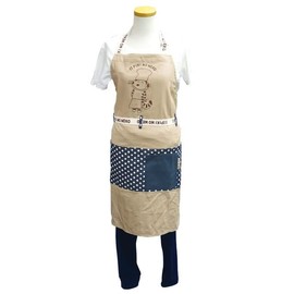 Watanabe 11 Cats Apron Polka Dot