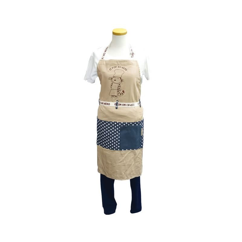 Watanabe 11 Cats Apron Polka Dot