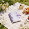 Purple A7 Mini Binder, Sticker Pad, Includes 10 Refills, 3D
