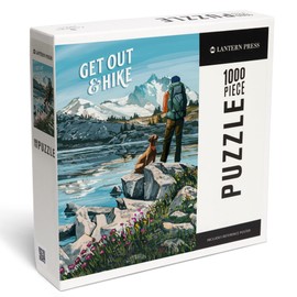Lantern Press 1000 Piece Jigsaw Puzzle, Get Out and Hike