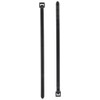 Merriway BH05930 (100 Pcs) Black Releasable Cable Tie, 3.6 x