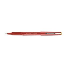 Razor Point Fine Line Marker Pen, Ultra-Fine, Red Ink, .3mm, Dozen