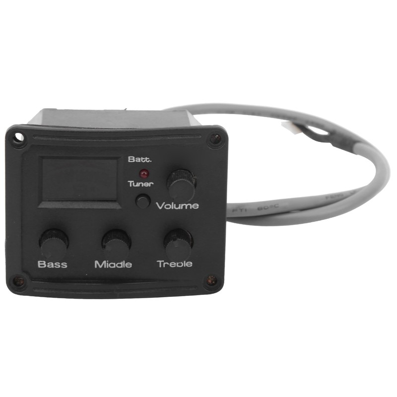 Ukulele Pickup EQ Color Tuner with LED Display Electric Box