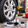 3-Piece Drill Brush Attachment Set, Nylon Power Scrubber Brushes for