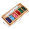 Kghios Montessori Math Toys Materials Decimal Fraction Exercise and Decimal