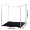 Evron Display Case for Collectibles Assemble Clear Acrylic Box Alternative