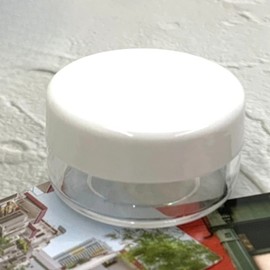 White Cap Cosmetic Empty Jar for Cream 10g 27ea