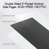Rayvol Premium 9-Pocket Card Binder - Fits 828 Trading Cards,