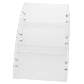 MAGICLULU Transparent Acrylic Makeup Organizer Cosmetic Storage Box with Versatile Compartments for Vanity and Bathroom Counter Efficient Space Maximization and Clear Visibility for Skincare