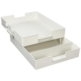 Kutsuwa BX009WH Miragaku Tool Box, Ultra Organizer, White