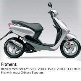 Aramox Steel Alloy Chinese Scooter Front Brake Caliper Accessory Replacement, Fit for GY6 50CC 200CC 150CC 250CC