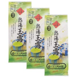 Okada-en Buchiuma Midori Hot Water Gyokuro, Leaf Tea, 4.2 oz (120 g) x 3 Bags