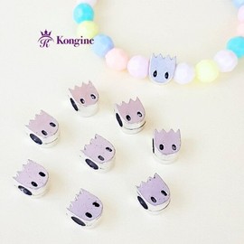 Double-hole antique ghost premium metal casting metal decoration metal charm accessory hardware keyring brooch DIY / 양구멍 엔틱 고스트 고급 메탈 캐스팅 금속 장식 금속참 액세서리 부자재 키링 브로치 diy