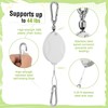 Plant Pulleys for Hanging Plants, Heavy Duty Retractable Hangers, 304