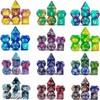 Cusdie 175-Piece Acrylic Dice Set - 25 Colorful Sets with