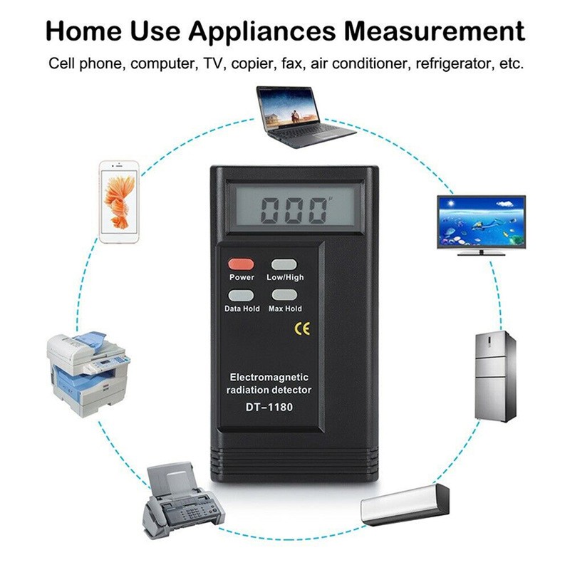 Electromagnetic Wave Radiation Tester Fast Testing Portable Handheld Digital EMF