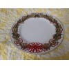 Andrea by Sadek CHRISTMAS GARLAND 10.5" Dinner Plate