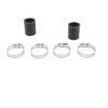 2Pcs 1in High Temp Pipe Clamps Connector Sturdy Exhaust Pipe