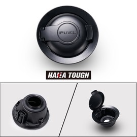 HAKA TOUGH Gas Cap for Dodge Challenger 2008-2023,Car Fuel Tank Cap Cover Filler Door Fit for Challenger,Replace OEM 68250120AA, Black