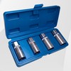 JEUCLEL 4PCS 1/2-inch Stud Extractor Set, Broken Stud Removal Socket,