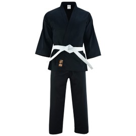 JAGUAR PRO GEAR Regular Lightweight Karate Gi Uniforms With Belt Kids Adults Unisex - Belt Incdlued