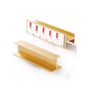 JIASENBAO 5 Pack Self- Adhesive Gold Cabinet Pulls 3-9/16" Length