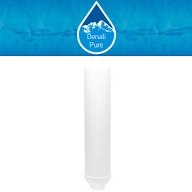 5-Pack Replacement for iSpring RCC7AK Inline Filter Cartridge - Universal 10-inch Cartridge Compatible with iSpring 123Filter 6-stage 75GPD Reverse Osmosis ALKALINE PH System - Denali Pure Brand