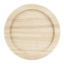 Olympia Hevea Wood Heat Resistant Board 235mm - Heat Protection Worktop Saver FU294