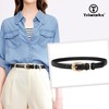 TRIWORKS 2 Pack Women Leather Belt for Jeans Pants Fashion