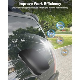 QAGGUM Fuel Door Cover, Fuel Gas Tank Cap Cover Compatible with Toyota 4Runner 2003-2009, Fuel Filler Door Lid Replace 77350-35050