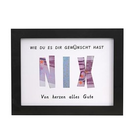 1 Pcs money gift frame for birthdays, weddings, and holidays. Funny and trendy gift packaging for money gifts, great gift ideas for men and women.