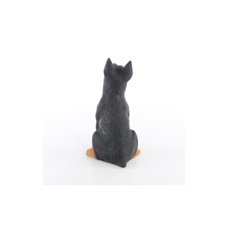 Doberman Pinscher Black w/Cropped Ears Tiny One Figurine