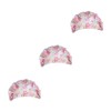 Gatuida 3pcs Printed Adjustable Nurse Cap Stylish Cotton Working Hat