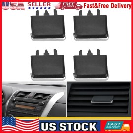 4PCS Car Front Center AC Vent Air Conditioning Vent Outlet Tab Clips For Corolla