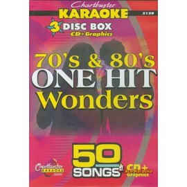 Chartbuster Karaoke CDG 3 Disc Pack CB5120 - 70's & 80's One Hit Wonders Vol. 1