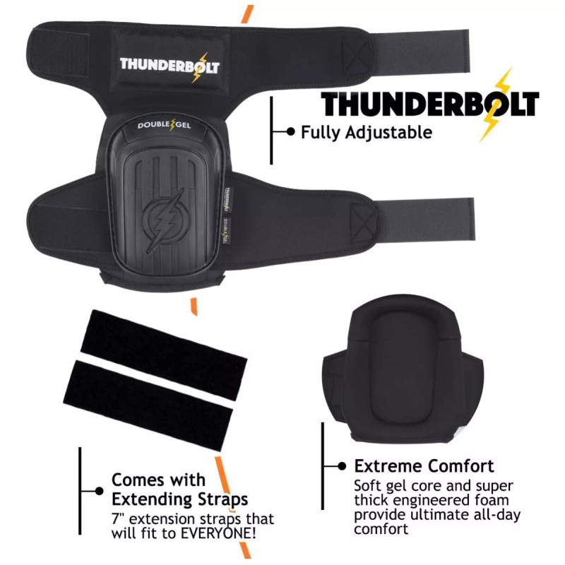CARIB GEAR PRO Rodilleras De Trabajo Resistente Para Construcción Exterior