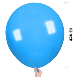 KAWKALSH 32pcs Big Balloons Assorted, 18 Inch Large Latex Balloons Giant Heavy Duty Balloons for Birthday Wedding Baby Shower Decorations