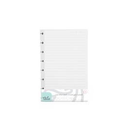 Talia Discbound Notebook Refills (Reinforced College Ruled, Junior (5.5in x 8.5in))