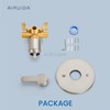 Airuida Round Single-Function Shower Handle Valve Trim Kit Shower Valves