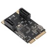 Mini PCi E to 2 Port SATA Expansion Card 6Gbps
